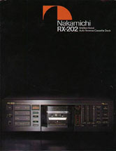 Nakamichi RX202 tape recorder